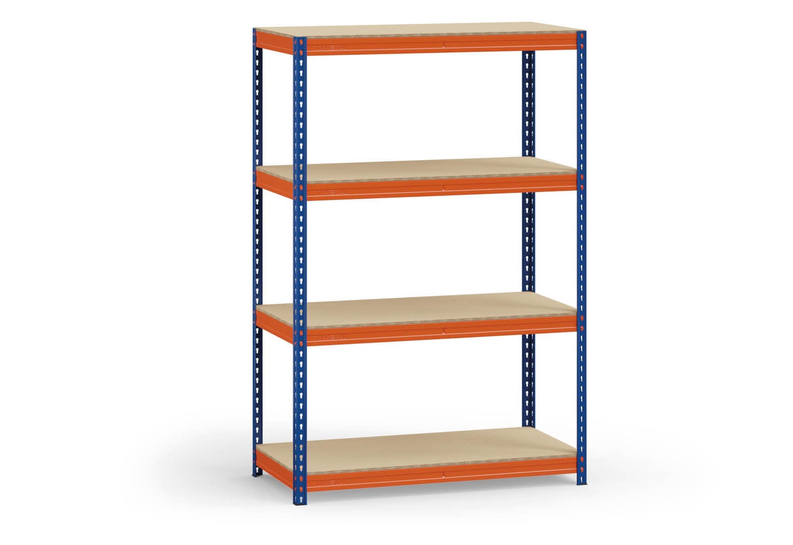 Ağır 1,2 m 1,2 m raf rafı FB500 / 45 cm derinlik / 1,8 m yükseklik / 4 seviye / raf katmanı Ahşap / bölme yük kapasitesi 500 kg - Görsel 1