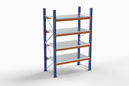 1,8m Tavalı Palet Rafı / 105 Cm Derinlik / 3m Yükseklik/ 4 katman