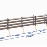 Minirack, Boyalı, 500kg, Yükseklik 2500mm, Genişlik 10348mm, 4 Kat, Kat Arası 700mm, Tavalı, Derinlik 1000mm