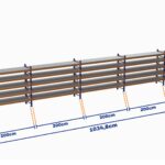 Minirack, Boyalı, 500kg, Yükseklik 2700mm, Genişlik 10348mm, 5 Kat, Kat Arası 595mm, Tavalı, Derinlik 500mm