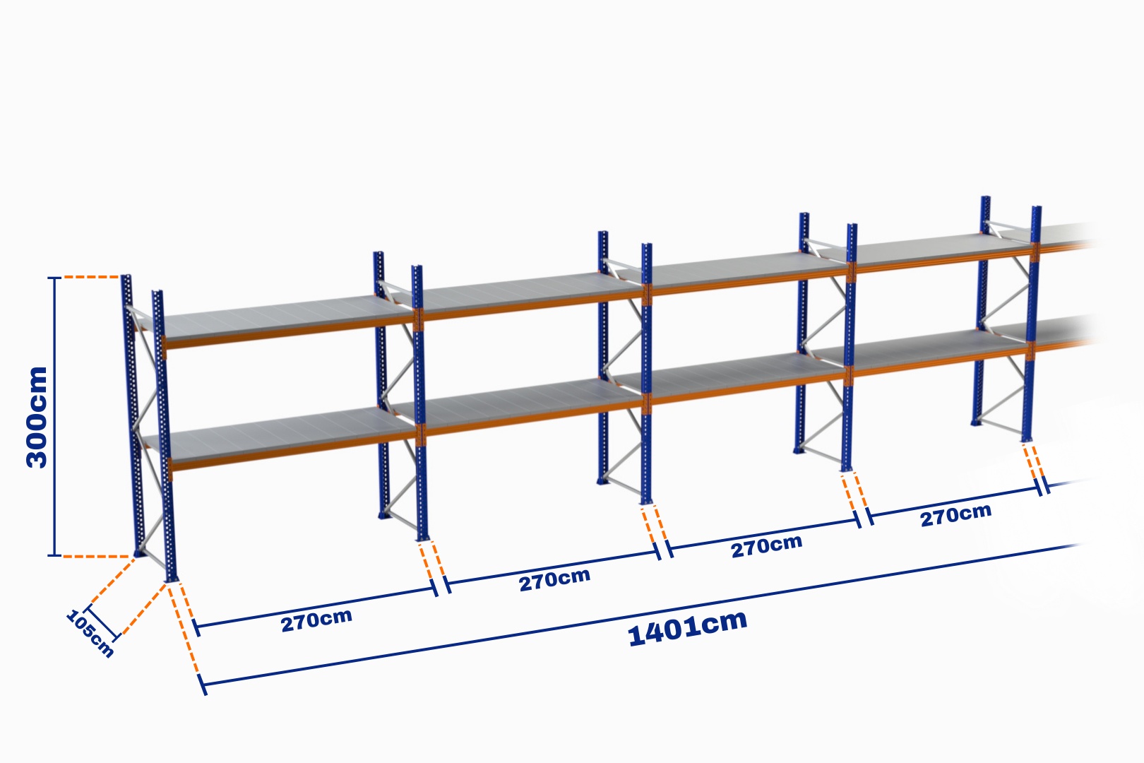 paletli-raf-boyali-1000kg-yukseklik-3000mm-genislik-14010mm-z-2-tavali-derinlik-1050mm-1492.jpg Paletli Raf, Boyalı, 1000kg, Yükseklik 3000mm, Genişlik 14010mm, Z+2, Tavalı, Derinlik 1050mm - Görsel 1