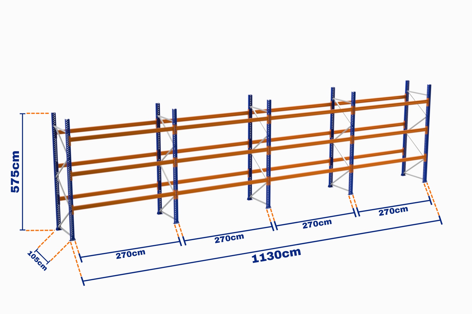 paletli-raf-boyali-1000kg-yukseklik-5750mm-genislik-11300mm-z-3-desteksiz-derinlik-1050mm-1224.jpg Paletli Raf, Boyalı, 1000kg, Yükseklik 5750mm, Genişlik 11300mm, Z+3, Desteksiz, Derinlik 1050mm - Görsel 1