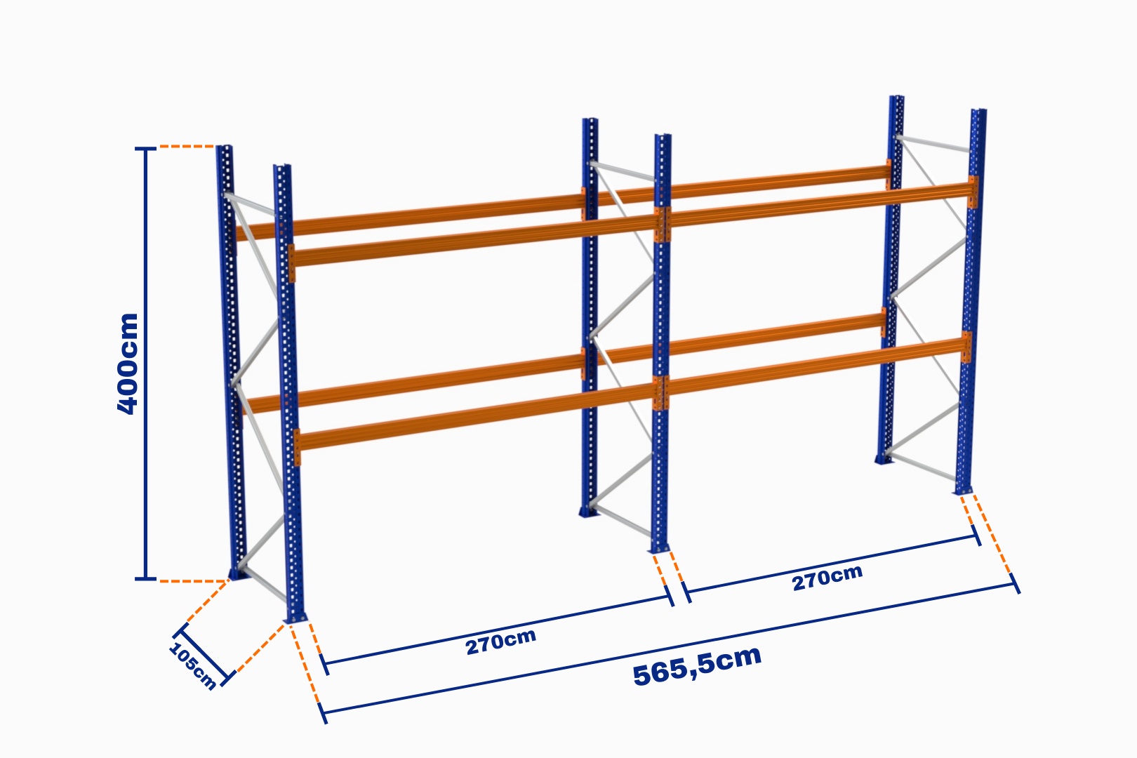 paletli-raf-boyali-500kg-yukseklik-4000mm-genislik-5655mm-z-2-desteksiz-derinlik-1050mm-1997.jpg Paletli Raf, Boyalı, 500kg, Yükseklik 4000mm, Genişlik 5655mm, Z+2, Desteksiz, Derinlik 1050mm - Görsel 1
